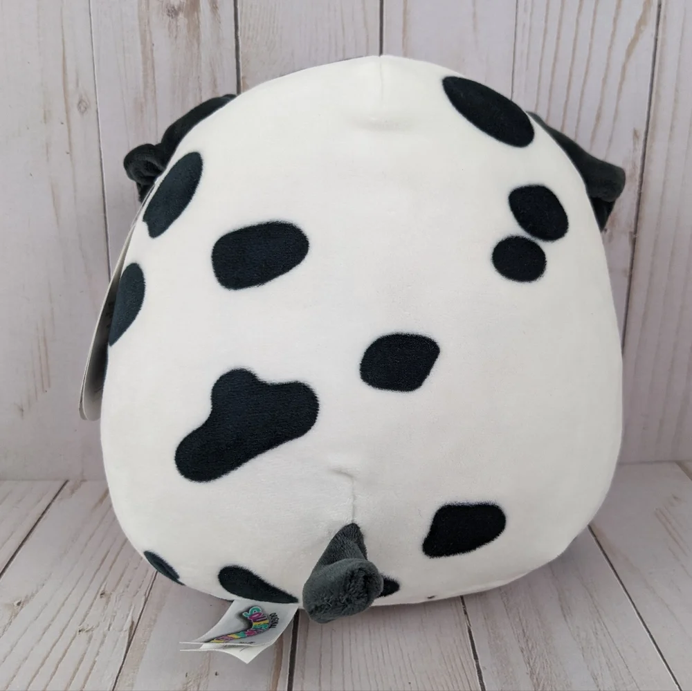 Kellytoy Squishmallows Dustin the Dalmatian Red Glasses New 8" - Picture 5 of 9